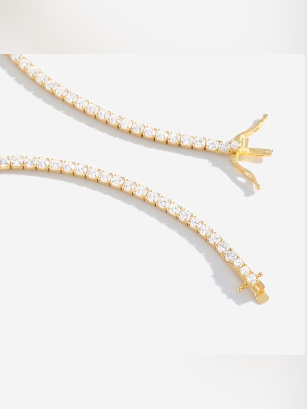Mint Lilly 3mm Tennis Necklace
18k Gold Plated / 18" NWT - Picture 3 of 6
